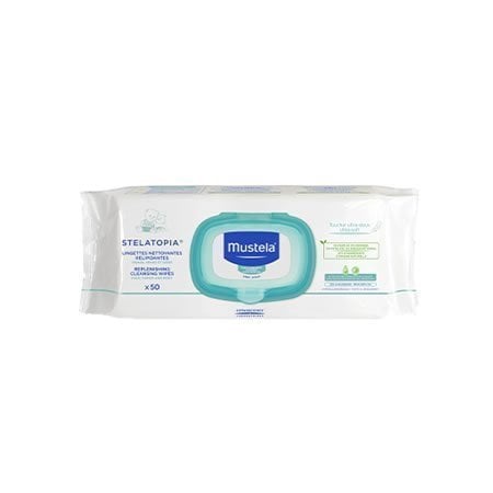 Mustela Stelatopia Replenishing Cleansing Wipes Islak Mendil 50 Adet