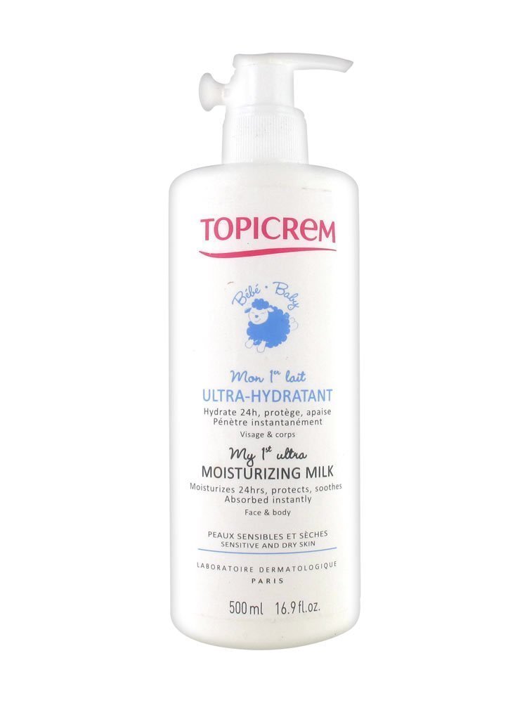 Topicrem Bebe Mon 1er Lait Ultra-Hydratant 500 ml.