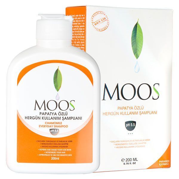 Moos Papatya Özlü Hergün Kullanım Şampuanı 200 ml.