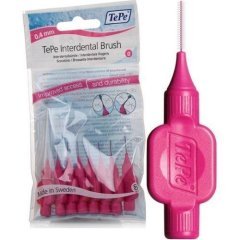 Tepe Arayüz Fırçası Pembe 0,4 mm. 8'li