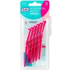Tepe Angle Saplı Arayüz Fırçası Pembe 0,4 mm. 6'lı