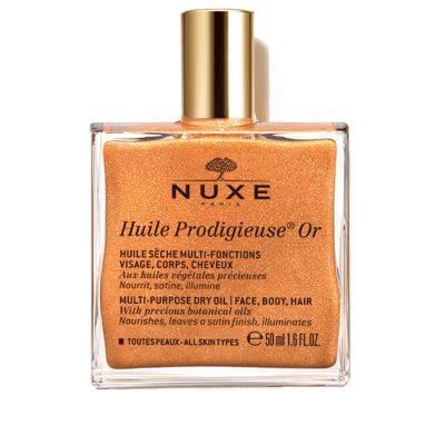 Nuxe Huile Prodigieuse OR 50 ml. - Altın Parıltılı Çok Amaçlı Kuru Yağ (Yüz Vücut Saçlar)
