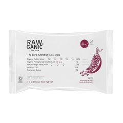RawGanic Organik Yüz ve Makyaj Temizleme Mendili (3ü Bir Arada)