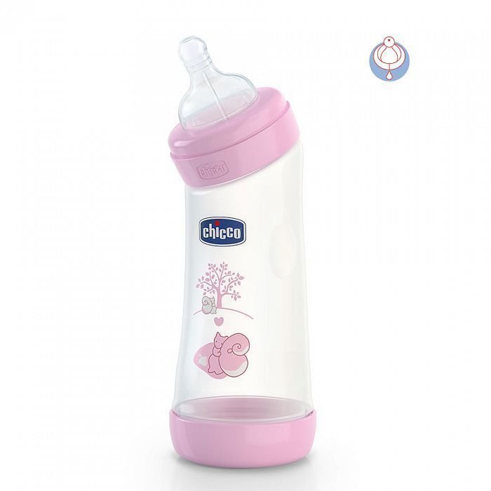 Chicco Silikon Emzikli Eğimli Biberon 250 ml.